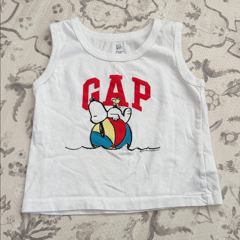 GAP Baby Peanuts Tank Top